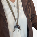 Collar seda cerámica