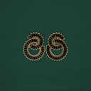 Pendiente ocho entrelazado