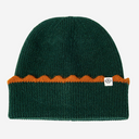 Gorro de tricot con detalle en contraste