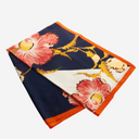 Pañuelo cuadrado de flores