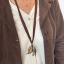 Collar seda cerámica