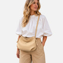 Bolso cuero vegano hombro y mano - IMZ