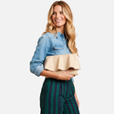 Bolso piel con volante - PuraHechura