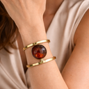 Pulsera cristal redondo