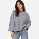 Jersey cuello chimenea fleco - Martina K