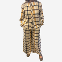 Pantalón ancho cuadros