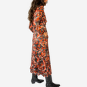 Vestido midi corte cintura
