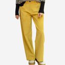 Pantalón pana amarillo