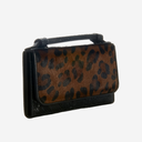 Bolso mini print de piel