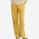 Pantalón pana amarillo