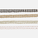 Collar largo bolitas