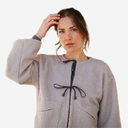 Chaqueta borreguito lazadas