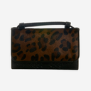 Bolso mini print de piel
