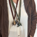 Collar seda cerámica