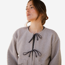 Chaqueta borreguito lazadas