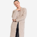 Chaqueta larga recta