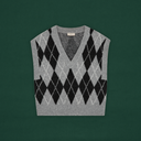 Chaleco rombos metal