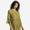 Vestido manga volante