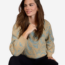 Jersey jacquard de punto suave