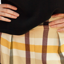 Pantalón ancho cuadros