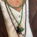 Collar doble cuentas