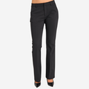 Pantalón largo recto negro