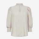 Blusa cuello con volante