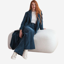 Abrigo largo de pana