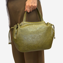 Bolso shopper efecto piel craquelada