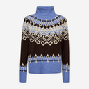 Jersey azul con greca