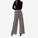 Pantalón recto de jacquard