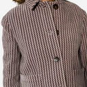 Chaquetón corto lila