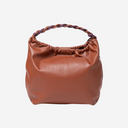 Bolso de hombro con asa bicolor