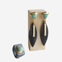 Anillo aventurina gris