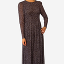 Vestido midi estampado
