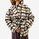 Chaquetón con cinturón