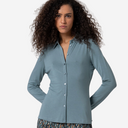 Camisa de bambú azul celeste