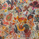 Pañuelo floral multicolor