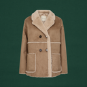 Abrigo corto efecto ante