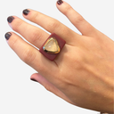 Anillo burdeos cuarzo