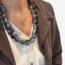 Collar acrílico doble