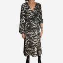 Vestido midi estampado