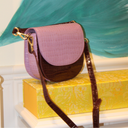 Bolso ecopiel bicolor