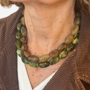 Collar acrílico doble