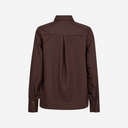 Camisa de algodón marrón