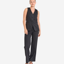 Pantalón de espiga negro