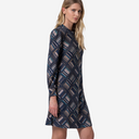 Vestido corto geométrico