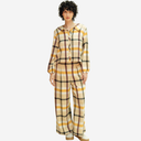 Pantalón ancho cuadros