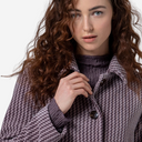 Chaquetón corto lila