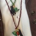 Collar doble cuentas